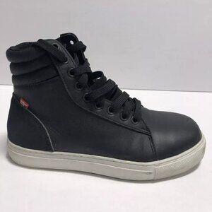 Mellow Walk Women’s Jessica, Black Lace-Up Sneakers, Size 5.5M